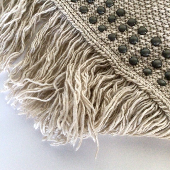 ALBERTO MAKALI WOOL STUDDED WRAP - Picture 13 of 15